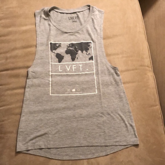 LVFT muscle tank size small for showing off the curls you did as a girl - Picture 3 of 15
